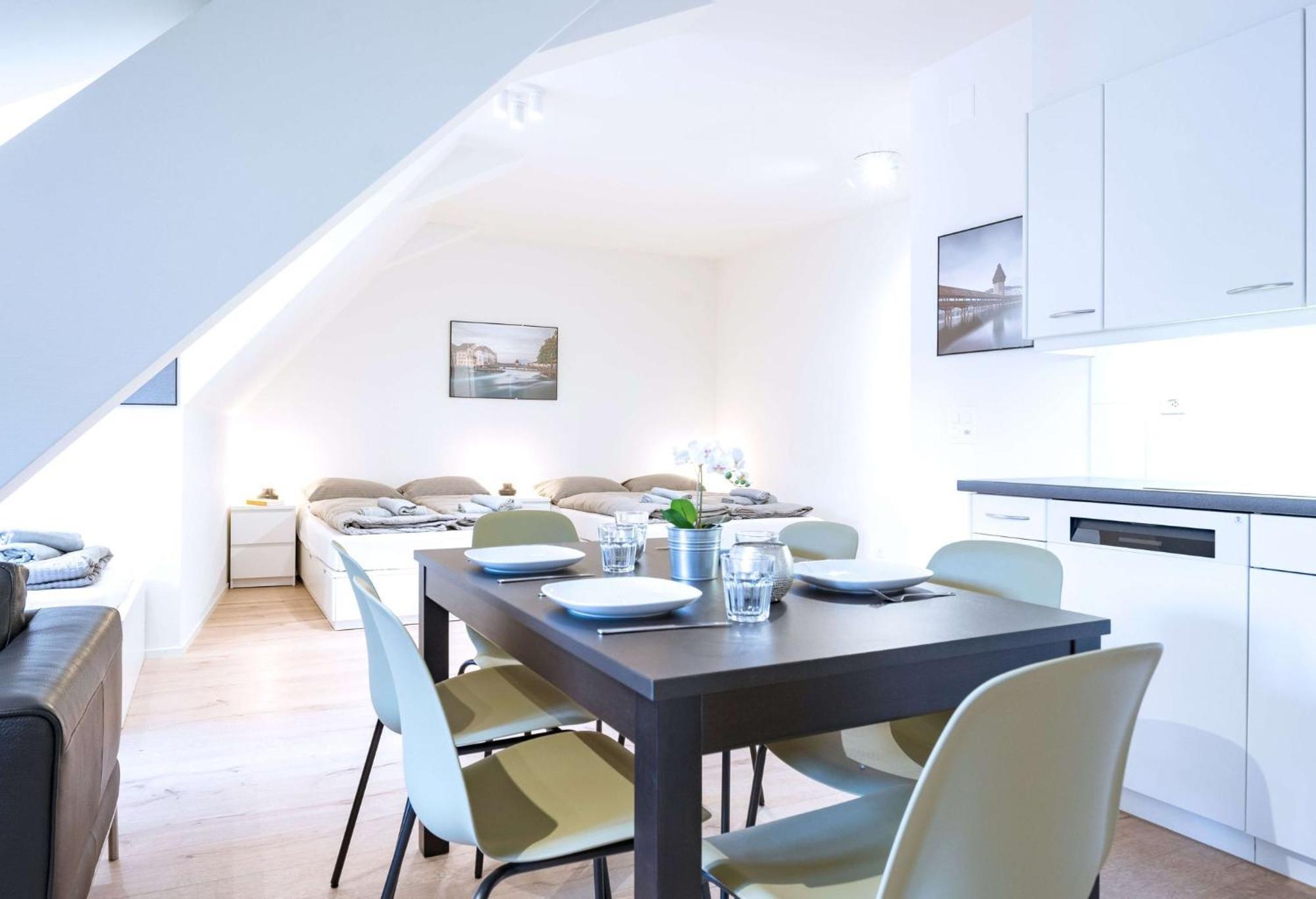 Hitrental Zur Metzgern Apartments Lucerne Bagian luar foto